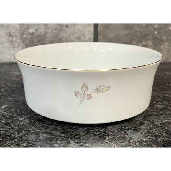 (2) Johann Haviland Sweetheart Rose 7 1/2” Round Vegetable Bowls Bavaria Germany - Picture 4 of 7